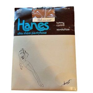 Hanes Ultra Sheer Control Top Pantyhose Size A Style 710 "Little Color" New VTG